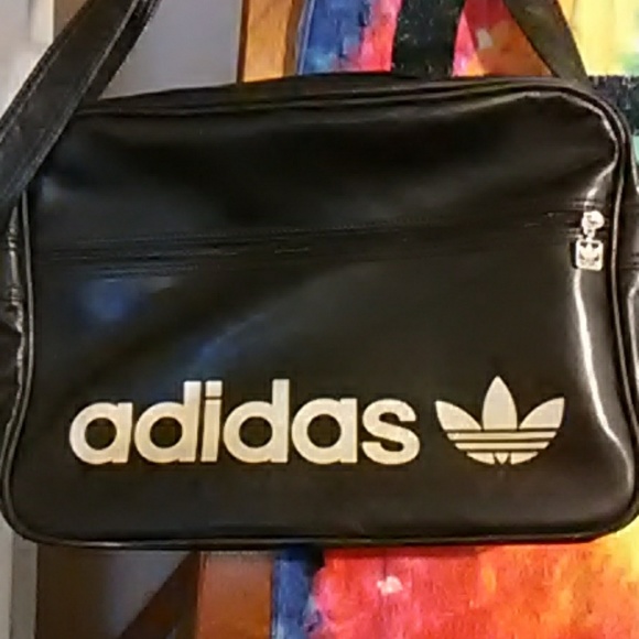 adidas black and gold bag